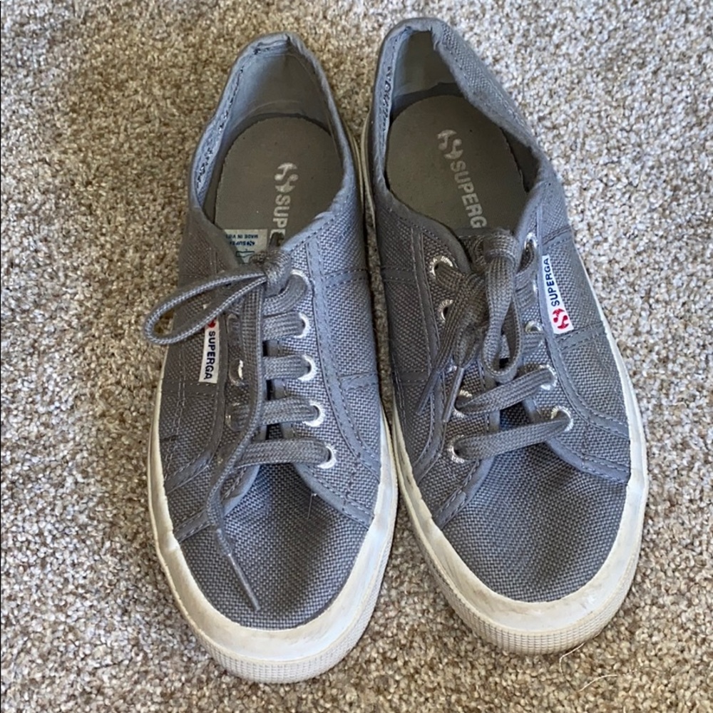 Gray Superga sneaker
